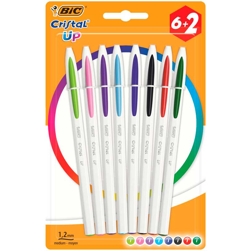 image Pack De Stylos De 6+2 Cristal Up 1,2Mm