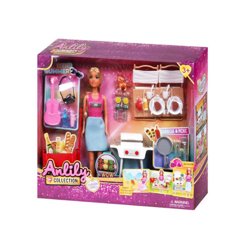 image Coffret Poupée Avec Accessoires De Cuisine - Anlily