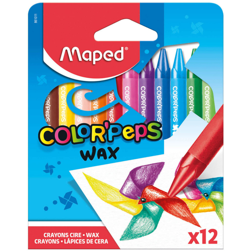 image Color`peps Wax Crayon , 12 Colors