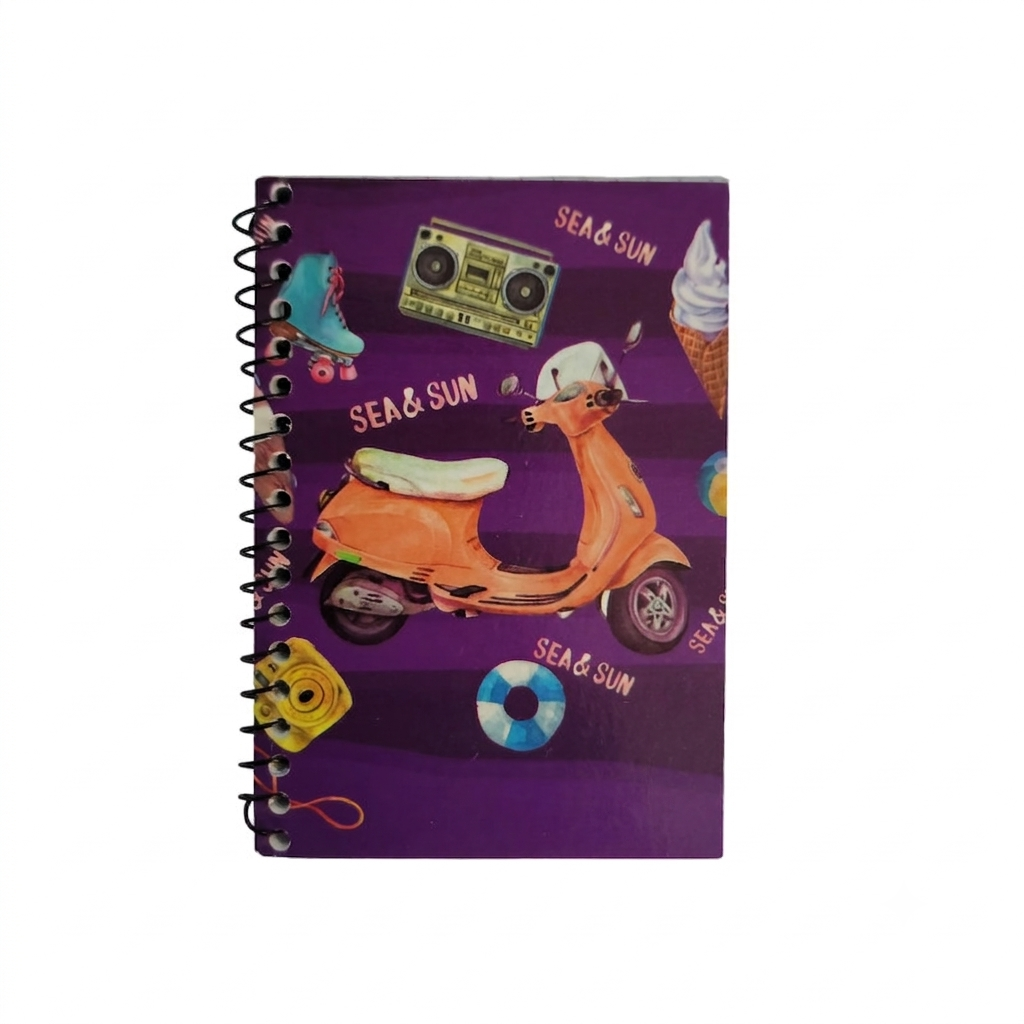 image Carnet Spirale Aladin 96 Pages Spirral 5/5