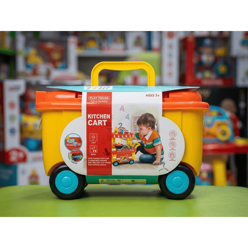 image Kitchen Cart For Girls And Boys Orangé