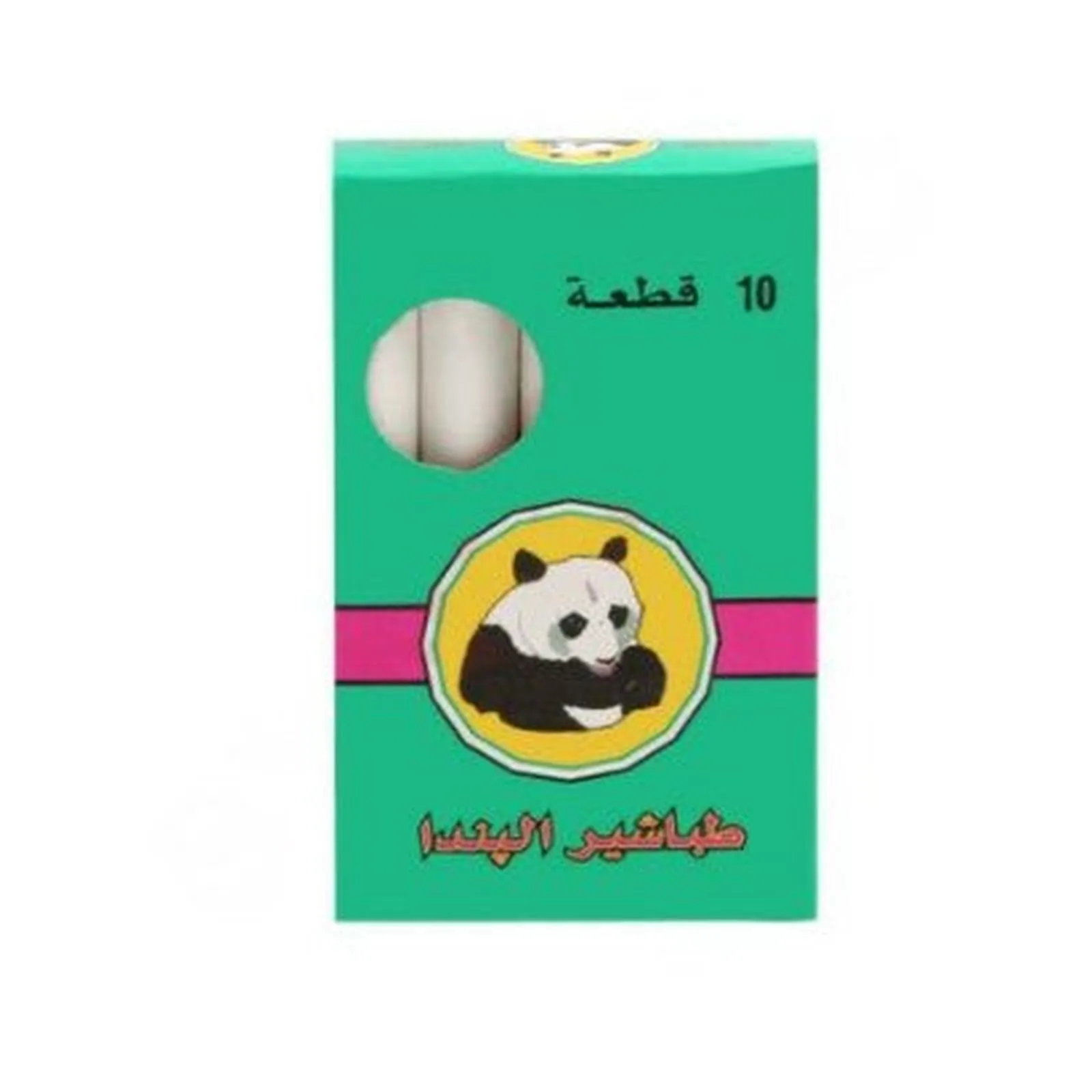 image Craie Panda De 10 Batons Blancs