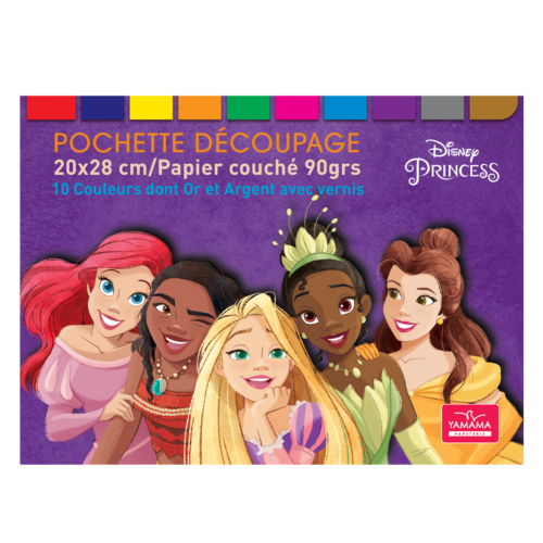 image Pochette Decoupage Disney 20X28 Cm 10 Couleurs