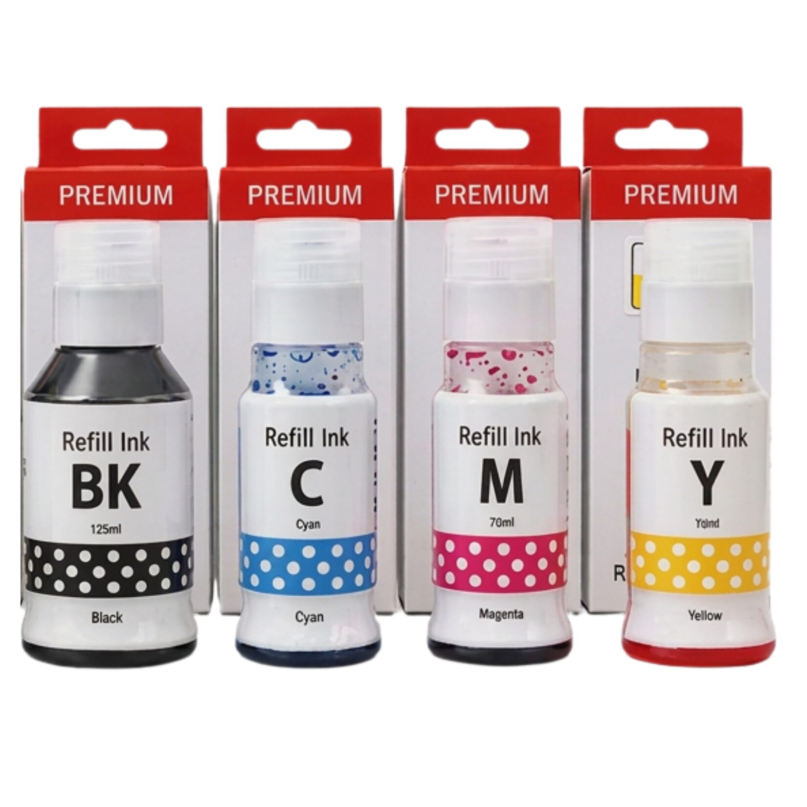image Pack Encre Adpatable Canon Primium Ink 4 Couleurs