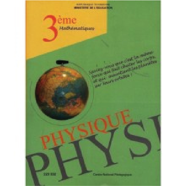 Image Livre Phisique 3Eme Math